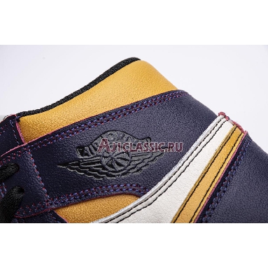 Air Jordan 1 Retro High SB LA To Chicago CD6578-507 Court Purple/Sail-University Gold-Black Mens Womens Shoes