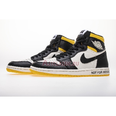 Air Jordan 1 Retro High OG NRG Not For Resale 861428-107 Sail/Black-Varsity Maize/Yellow Mens Womens Shoes