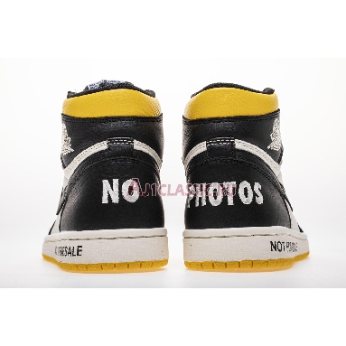 Air Jordan 1 Retro High OG NRG Not For Resale 861428-107 Sail/Black-Varsity Maize/Yellow Sneakers