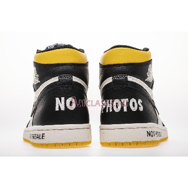 Air Jordan 1 Retro High OG NRG Not For Resale 861428-107 Sail/Black-Varsity Maize/Yellow Mens Womens Shoes