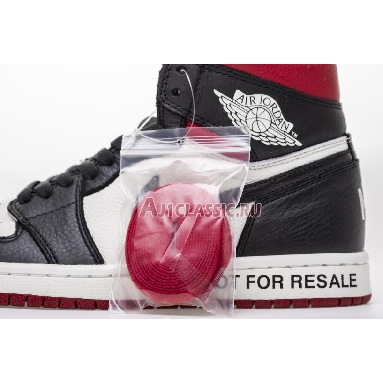 Air Jordan 1 Retro High OG NRG Not For Resale 861428-106 Sail/Black-Varsity Red Sneakers