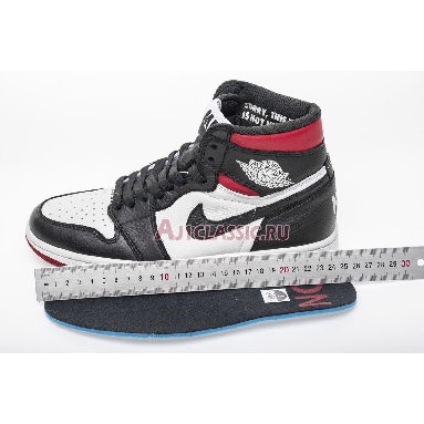 Air Jordan 1 Retro High OG NRG Not For Resale 861428-106 Sail/Black-Varsity Red Sneakers