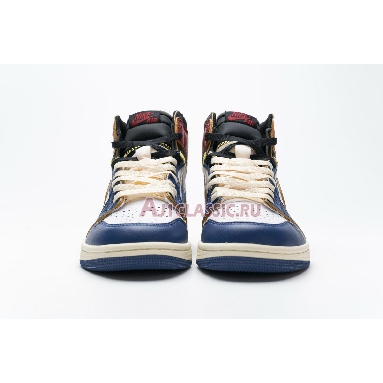 Union LA x Air Jordan 1 Retro High NRG Storm Blue BV1300-146 White/Storm Blue/Varsity Red/Black Mens Womens Shoes