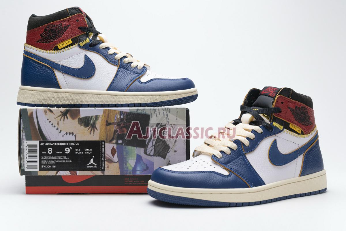 New Union LA x Air Jordan 1 Retro High NRG "Storm Blue" BV1300-146 Shoes