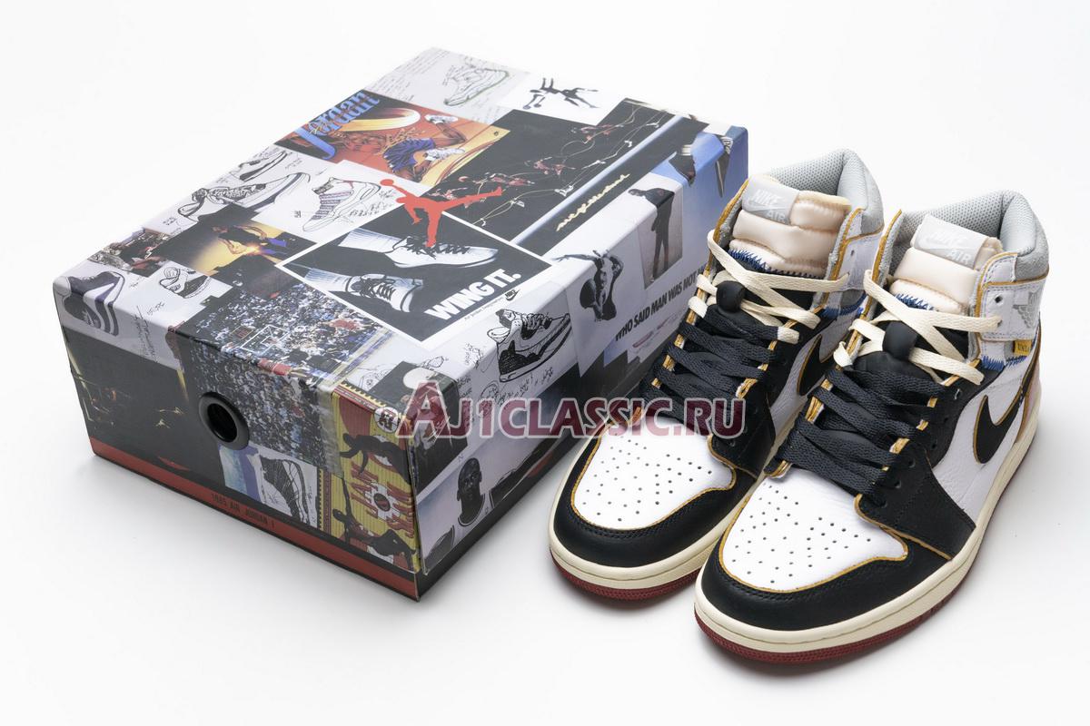 New Union LA x Air Jordan 1 Retro High NRG "Black Toe" BV1300-106 Shoes