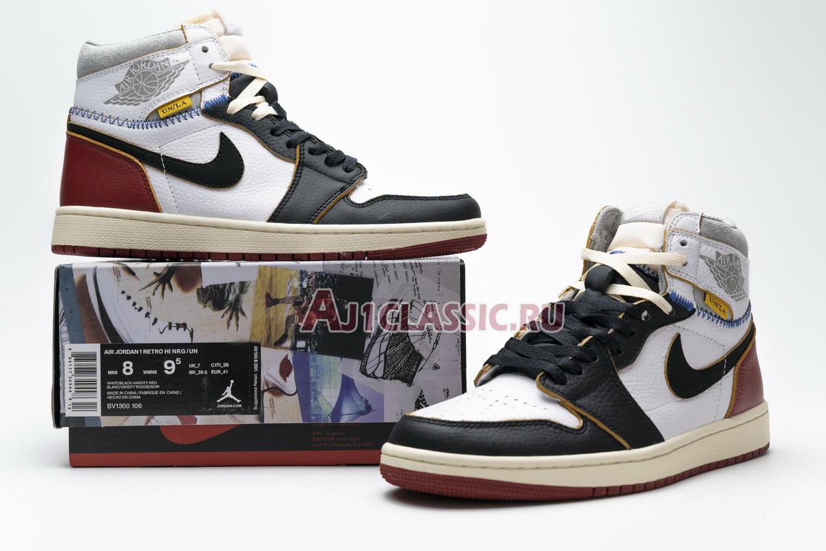 New Union LA x Air Jordan 1 Retro High NRG "Black Toe" BV1300-106 Shoes