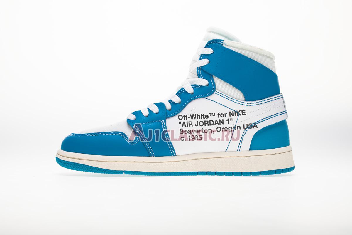 New Off-White x Air Jordan 1 Retro High OG "UNC" AQ0818-148-2 Shoes