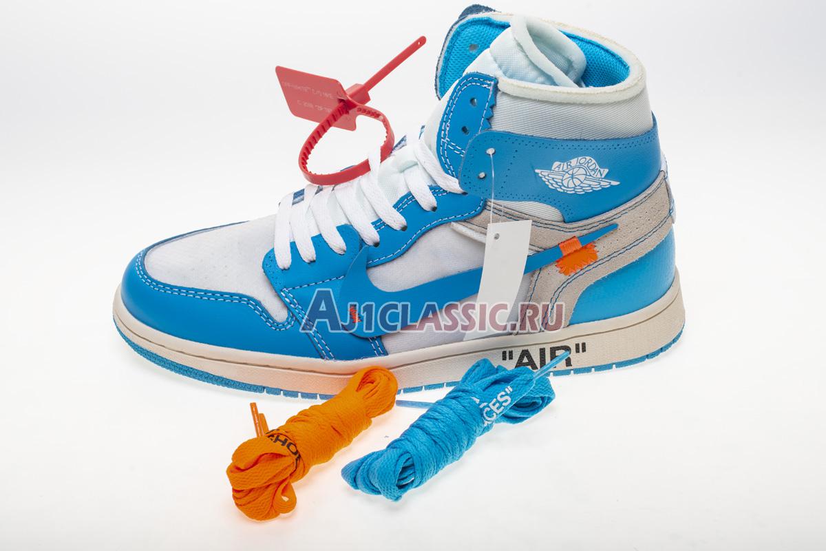 New Off-White x Air Jordan 1 Retro High OG "UNC" AQ0818-148-2 Shoes