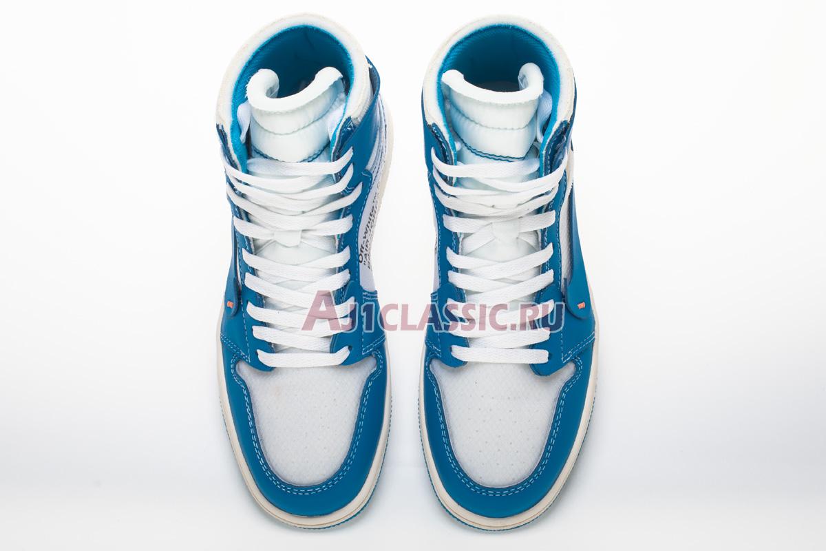 New Off-White x Air Jordan 1 Retro High OG "UNC" AQ0818-148-2 Shoes