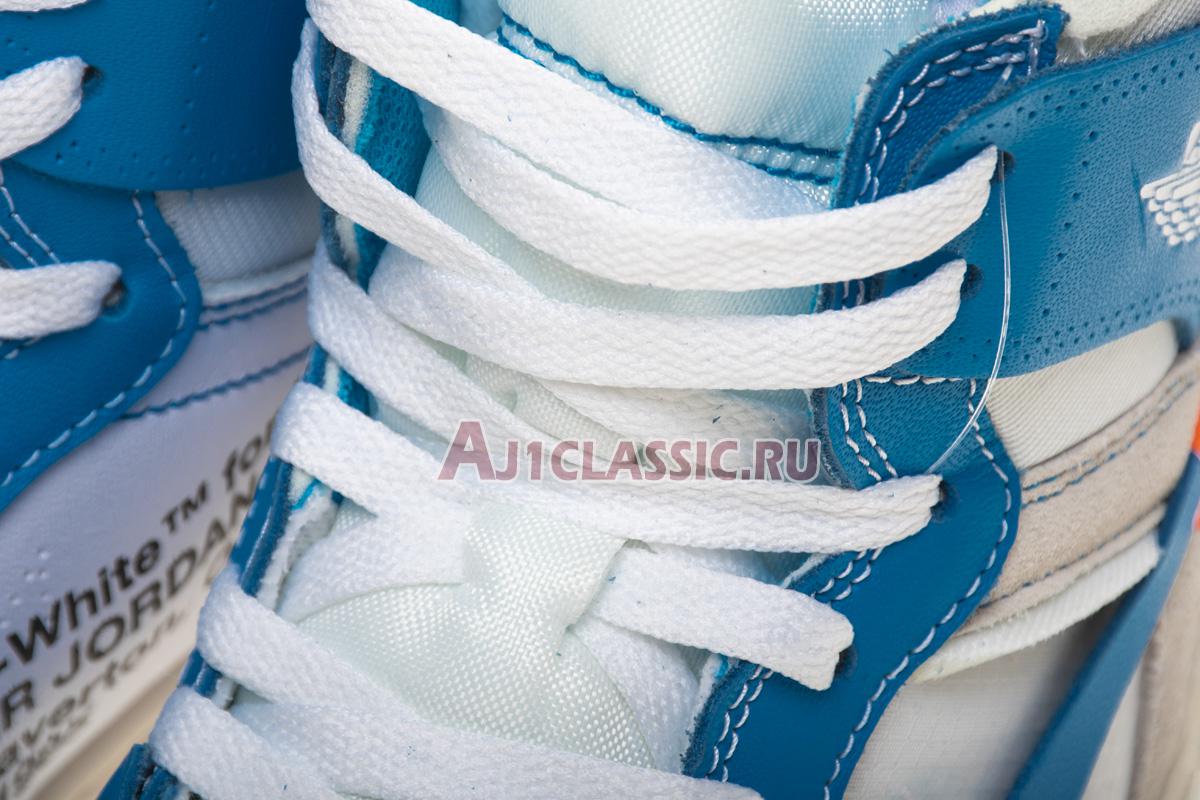 New Off-White x Air Jordan 1 Retro High OG "UNC" AQ0818-148-2 Shoes