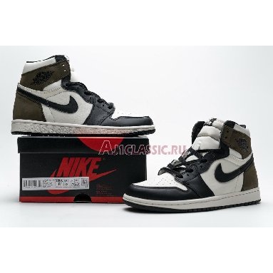 Air Jordan 1 Retro High OG Dark Mocha 555088-105 Sail/Dark Mocha-Black-Black Sneakers