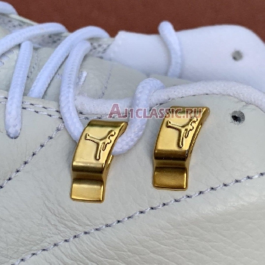 Air Jordan 12 Retro OVO White 873864-102 White/Metallic Gold-White Sneakers