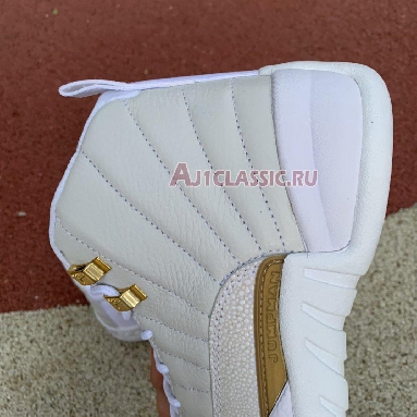 Air Jordan 12 Retro OVO White 873864-102 White/Metallic Gold-White Sneakers