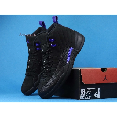 Air Jordan 12 Retro Dark Concord CT8013-005 Black/Black/Dark Concord Mens Womens Shoes