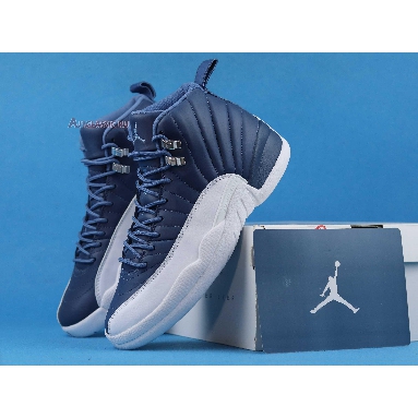 Air Jordan 12 Retro Indigo 130690-404 Stone Blue/Legend Blue-Obsidian Sneakers