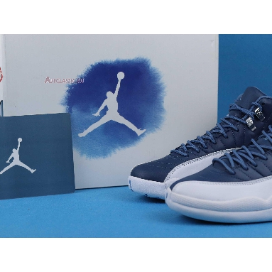 Air Jordan 12 Retro Indigo 130690-404 Stone Blue/Legend Blue-Obsidian Sneakers