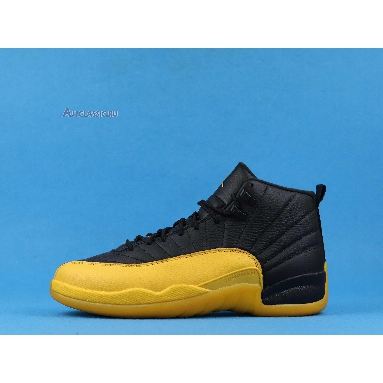 Air Jordan 12 Retro University Gold 130690-070 Black/Black-University Gold Sneakers