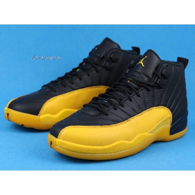 Air Jordan 12 Retro University Gold 130690-070 Black/Black-University Gold Sneakers