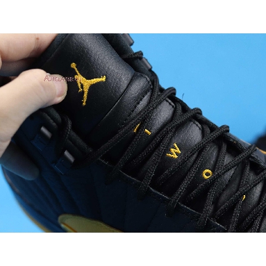 Air Jordan 12 Retro University Gold 130690-070 Black/Black-University Gold Sneakers