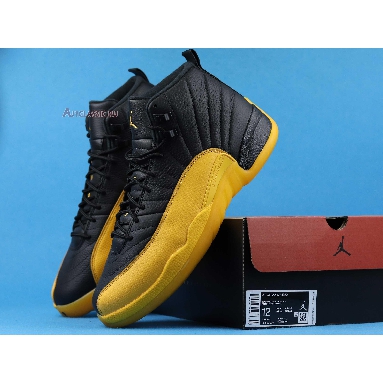 Air Jordan 12 Retro University Gold 130690-070 Black/Black-University Gold Sneakers