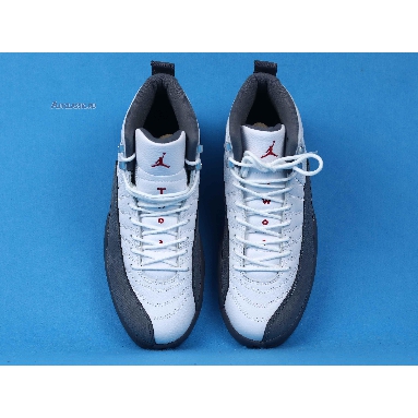 Air Jordan 12 Retro Dark Grey 130690-160 White/Dark Grey-Gym Red Sneakers