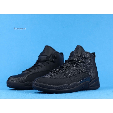 Air Jordan 12 Retro Winterized Triple Black BQ6851-001 Black/Black-Anthracite Mens Womens Shoes