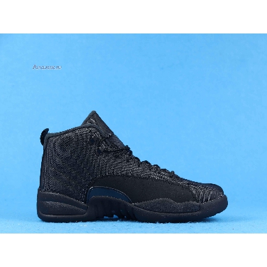 Air Jordan 12 Retro Winterized Triple Black BQ6851-001 Black/Black-Anthracite Mens Womens Shoes