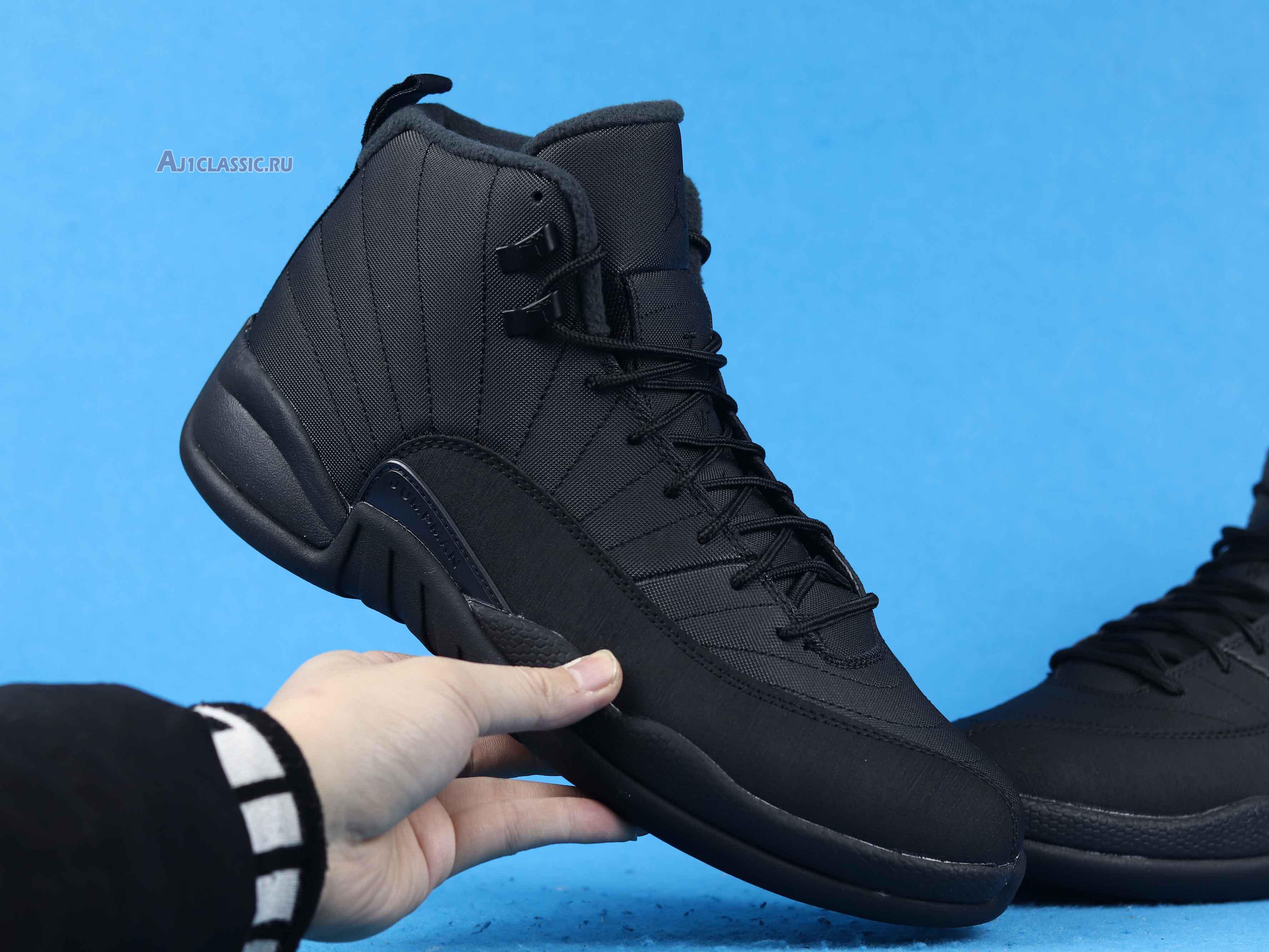 New Air Jordan 12 Retro Winterized "Triple Black" BQ6851-001 Shoes