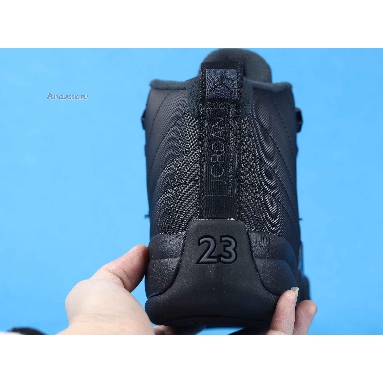 Air Jordan 12 Retro Winterized Triple Black BQ6851-001 Black/Black-Anthracite Mens Womens Shoes