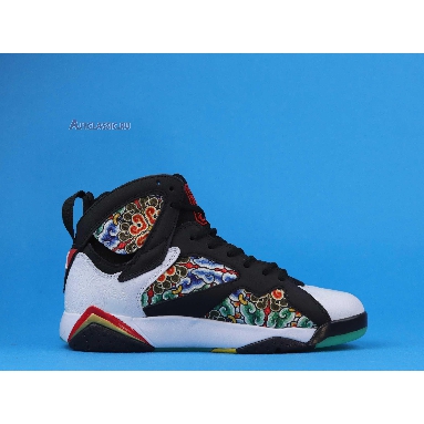 Air Jordan 7 Retro Greater China CW2805-160 White/Chile Red/Black/Metallic Gold Sneakers