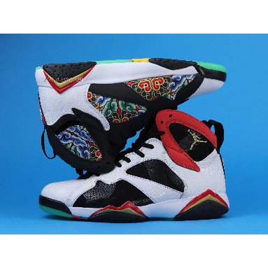 Air Jordan 7 Retro Greater China CW2805-160 White/Chile Red/Black/Metallic Gold Sneakers