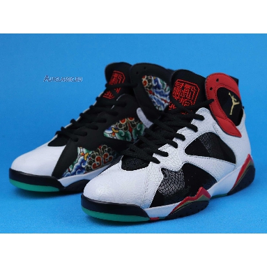 Air Jordan 7 Retro Greater China CW2805-160 White/Chile Red/Black/Metallic Gold Sneakers