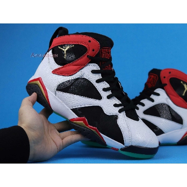 Air Jordan 7 Retro Greater China CW2805-160 White/Chile Red/Black/Metallic Gold Sneakers