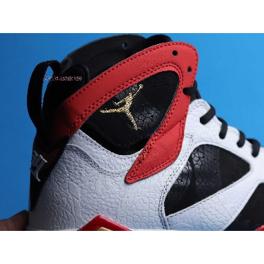 Air Jordan 7 Retro Greater China CW2805-160 White/Chile Red/Black/Metallic Gold Sneakers