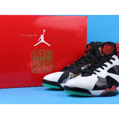 Air Jordan 7 Retro Greater China CW2805-160 White/Chile Red/Black/Metallic Gold Sneakers