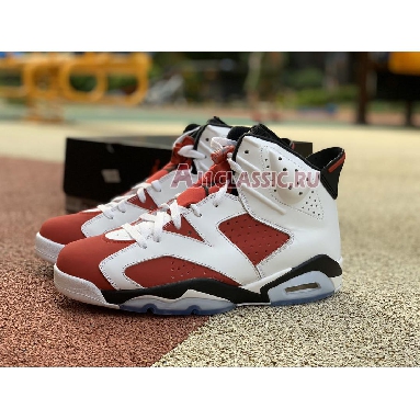 Air Jordan 6 Retro Carmine 2014 384664-160 White/Carmine-Black Sneakers