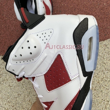 Air Jordan 6 Retro Carmine 2014 384664-160 White/Carmine-Black Sneakers