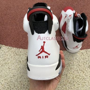 Air Jordan 6 Retro Carmine 2014 384664-160 White/Carmine-Black Sneakers