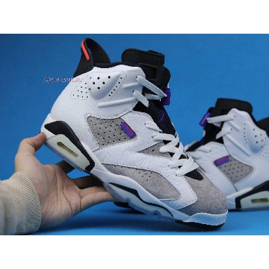 Air Jordan 6 Retro LTR Flint CI3125-100 White/Black-Infrared 23-Dark Concord Sneakers