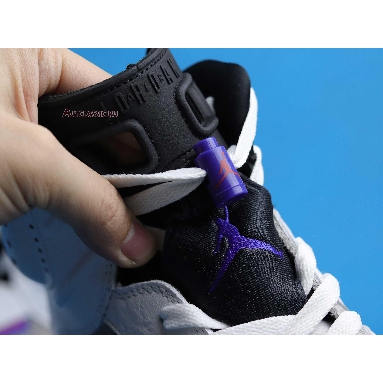 Air Jordan 6 Retro LTR Flint CI3125-100 White/Black-Infrared 23-Dark Concord Sneakers