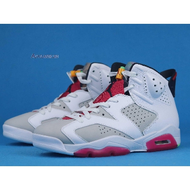 Air Jordan 6 Retro Hare CT8529-062 Neutral Grey/White/True Red/Black Sneakers