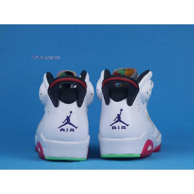 Air Jordan 6 Retro Hare CT8529-062 Neutral Grey/White/True Red/Black Sneakers