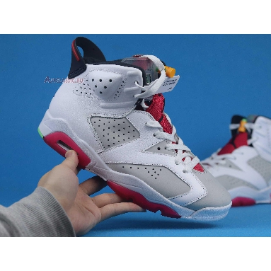 Air Jordan 6 Retro Hare CT8529-062 Neutral Grey/White/True Red/Black Sneakers