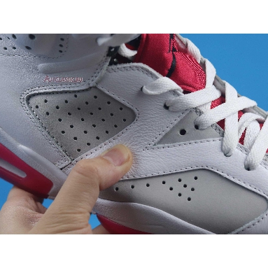 Air Jordan 6 Retro Hare CT8529-062 Neutral Grey/White/True Red/Black Sneakers