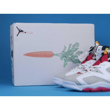 Air Jordan 6 Retro Hare CT8529-062 Neutral Grey/White/True Red/Black Sneakers