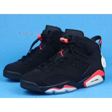 Air Jordan 6 Retro Infrared 2019 384664-060 Black/Infrared 23-Black Sneakers