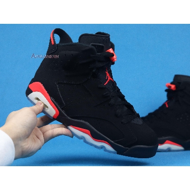 Air Jordan 6 Retro Infrared 2019 384664-060 Black/Infrared 23-Black Sneakers