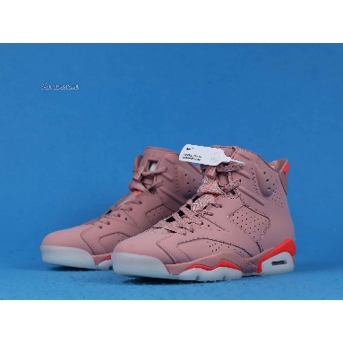 Aleali May x Air Jordan 6 Millennial Pink CI0550-600 Rust Pink/Bright Crimson Sneakers