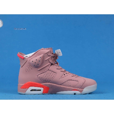 Aleali May x Air Jordan 6 Millennial Pink CI0550-600 Rust Pink/Bright Crimson Sneakers