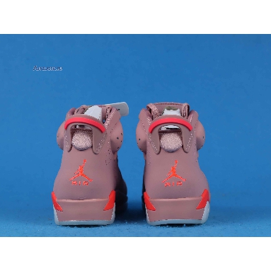 Aleali May x Air Jordan 6 Millennial Pink CI0550-600 Rust Pink/Bright Crimson Sneakers